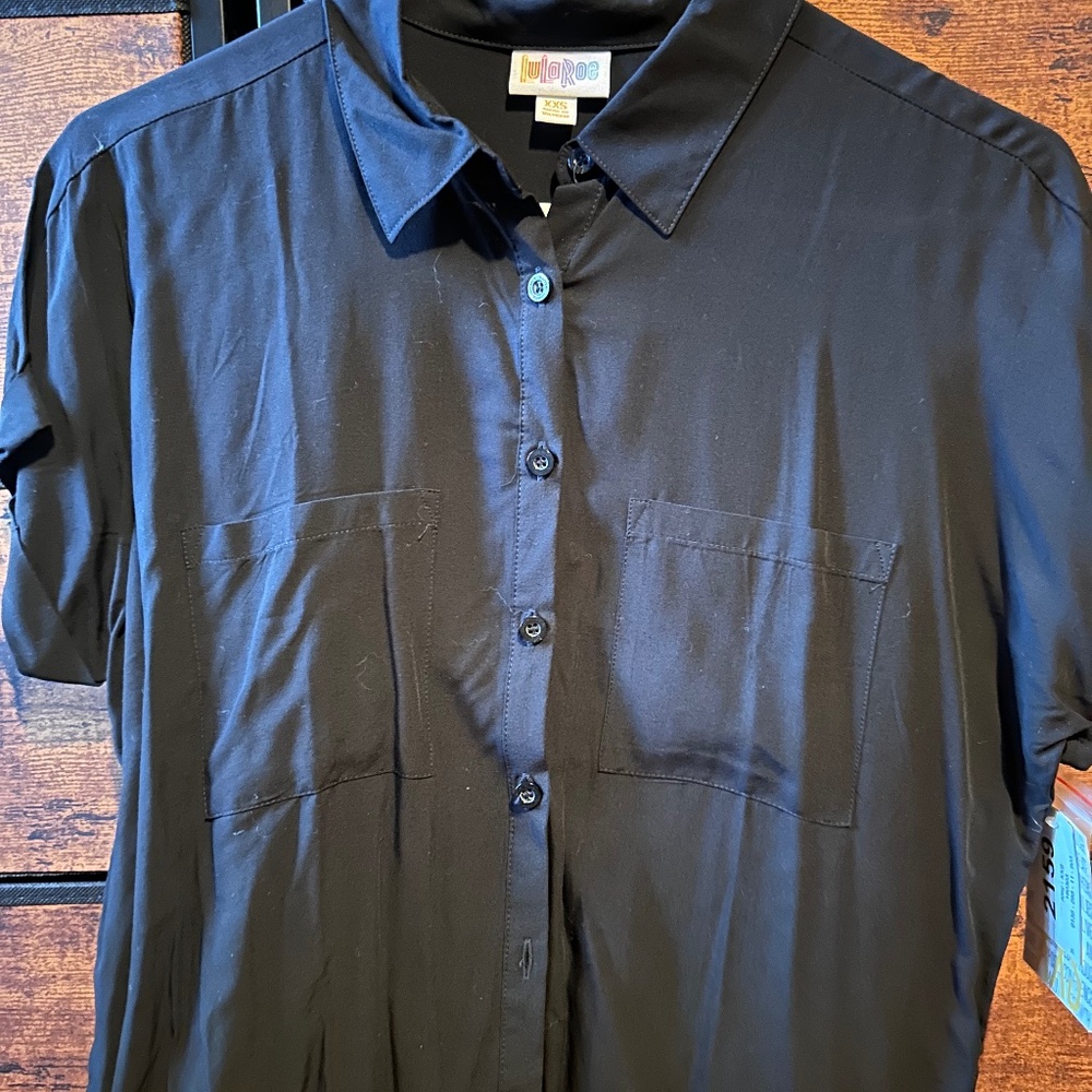 Lularoe Amy button up dress shirt